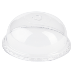 PET Dome Lids Φ90mm C-Slot for use with Paper Cups 12oz - 20oz