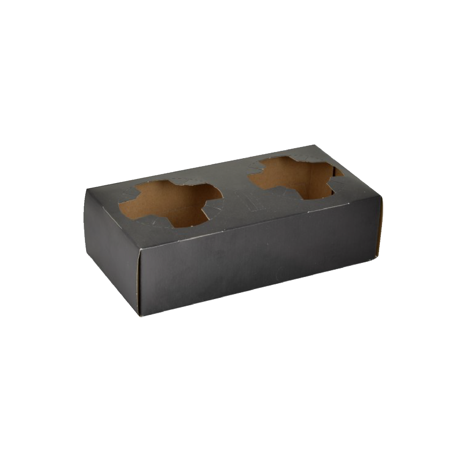 00.28BL.0002.STC 2 SECTION CUP CARRIERS BLACK - Image 1