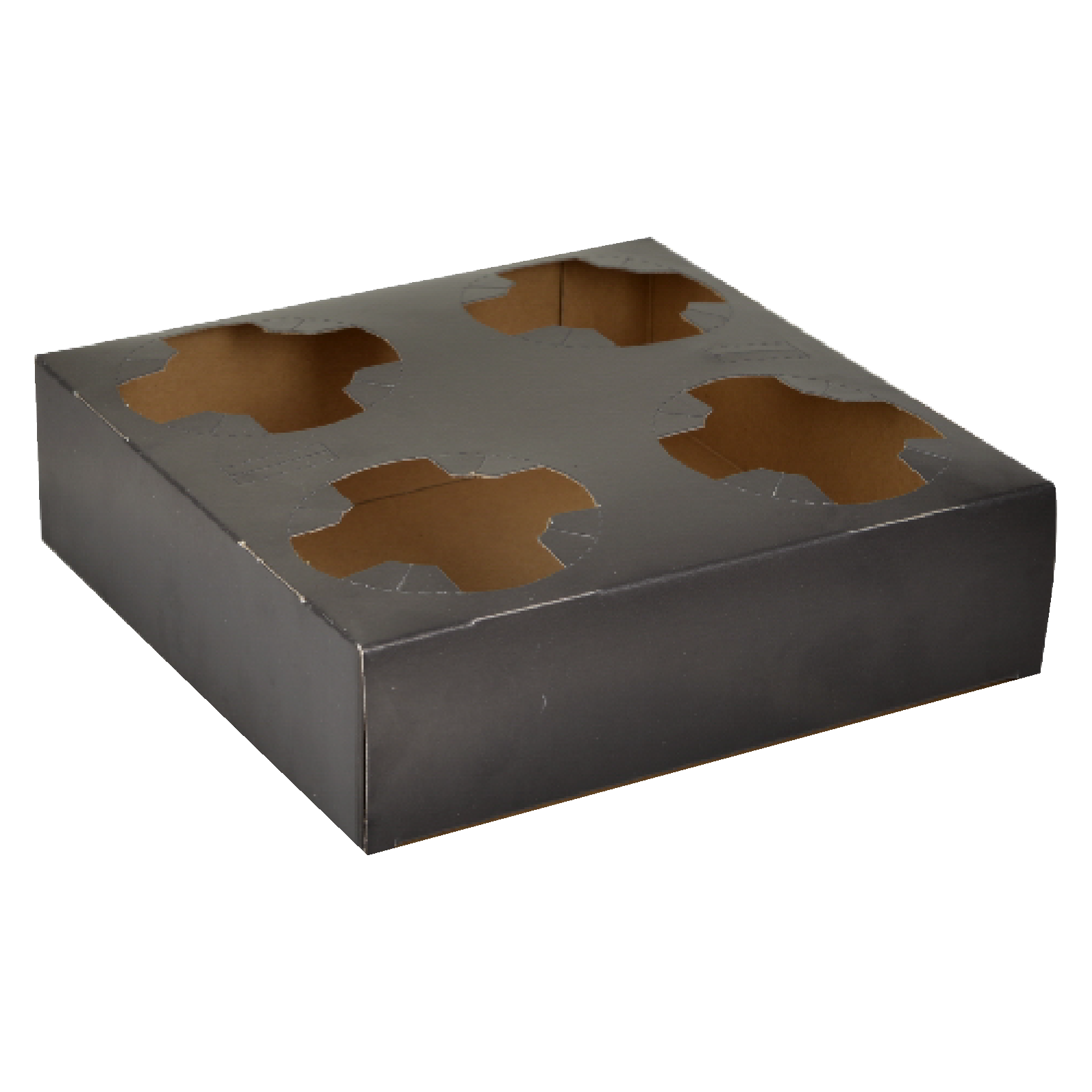 00.28BL.0004.STC 4 SECTION CUP CARRIERS BLACK - Image 1