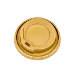 Καπάκι Πιπίλα Φ80mm Χρυσό για Ποτήρια Χάρτινα 8oz