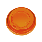 Καπάκι Πιπίλα Φ90mm Πορτοκαλί για Ποτήρια Χάρτινα 12oz - 20oz