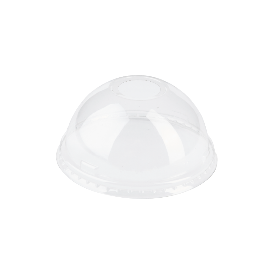 10.07.445000.STC Καπάκι PET Πομπέ Φ95mm Με Τρύπα για Χρήση με Ποτήρια PET 9oz - 20oz - Image 1