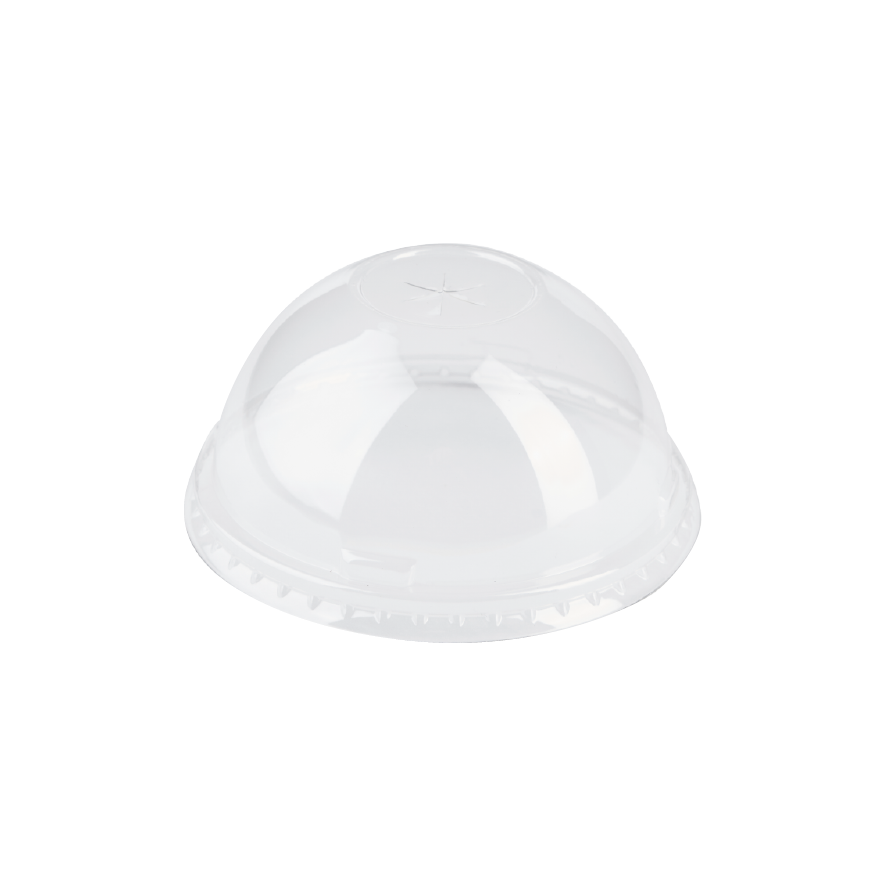 10.07.445200.STC Καπάκι Πομπέ Φ95mm Με Σταυρό για Χρήση με Ποτήρια RPET 9oz - 20oz - Image 1