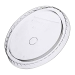 PET Lids Flat C-Slot Φ90mm for use with Paper Cups 12oz - 20oz