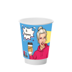 12oz DW GLOSS 3090 GIRL MIX PAPER CUPS