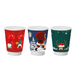 12oz DW GLOSS 3092 XMAS MIX GENIKHS PAPER CUPS
