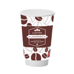 Paper Cups 16oz DW GLOSS LANGANO