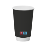 Paper Cups 16oz DW SILK BLACK